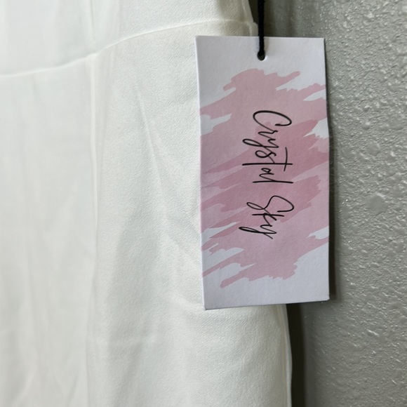 NWT White Summer Dress Size Large - Picture 6 of 10